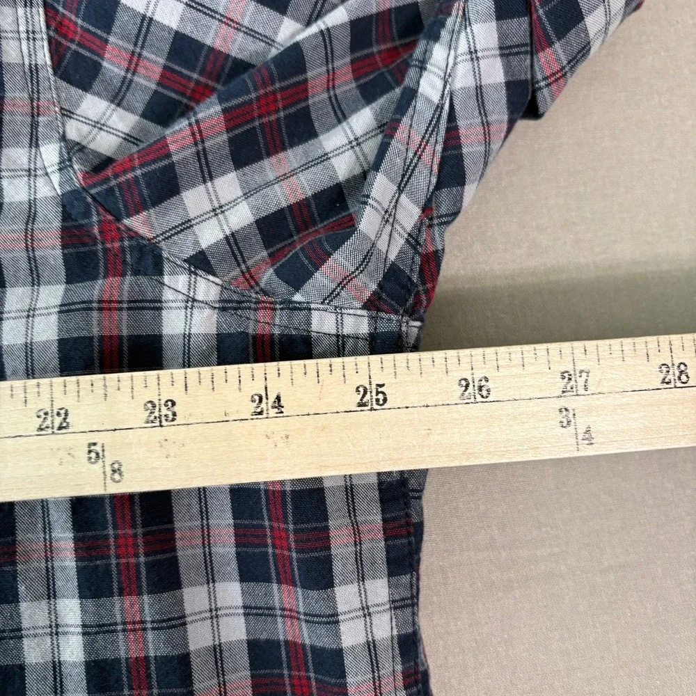 Carhartt Ford Shirt Mens Size XL Blue Plaid Relaxed Fit Button Down Long Sleeves